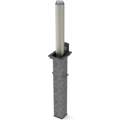 <u><strong>RAM RRB/S5 HD<span color=''#cc0605'' face=''Arial''>Anti-Ram</span> Commercial Round Stainless Steel Telescopic Bollard</strong></u>
